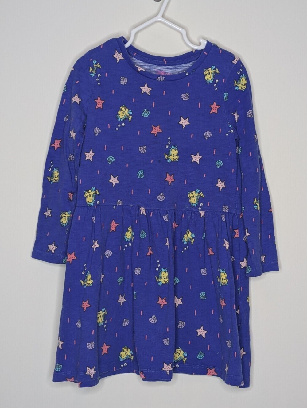 Spotted Zebra Little Mermaid Dress 4/5